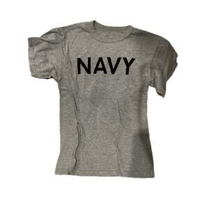 United States Navy Gray Physical Fitness T-Shirt Mens S